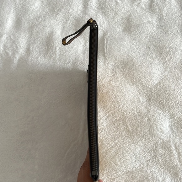 REBECCA MINKOFF Studded Glitter Metallic
Gold Kerry Pouch - Picture 7 of 7